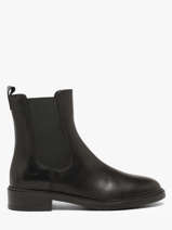 Chelsea Boots Uit Leder Tamaris Zwart women 45