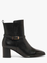 Enkellaarsjes Met Hak Uit Leder Tamaris Zwart women 47
