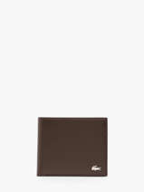 Portefeuille Fg Cuir Lacoste Marron fg NH1112FG
