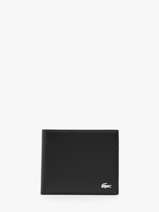 Portefeuille Fg Cuir Lacoste Noir fg NH1112FG