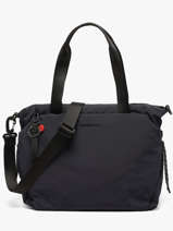 Sac Port� �paule Satoshi Polyester Recycl� Hedgren Bleu string HSTG06