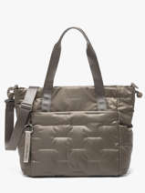 Sac Port� �paule Puffer + Pc 13" Hedgren Gris cocoon HCOCN03