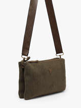 Cross Body Tas Velours Le voyage en panier Groen velours AHP309