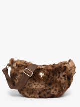 Sac Bandouli�re Doudou Polyester Le voyage en panier Marron doudou AHP315