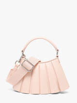 Sac Bandouli�re Lenglen Cuir Lacoste Rose lenglen NU5219DP