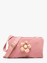 Sac Bandouli�re Le voyage en panier Rose kids AHP350