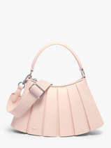 Sac Port� �paule Lenglen Cuir Lacoste Rose lenglen NU5011DP