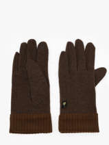 Gants Avec Bordures En Velours C�tel� Le voyage en panier Marron accessoires AHG001