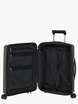 Uitbreidbare Handbagage Samsonite Groen upscape 159400-vue-porte