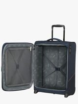 Uitbreidbare Handbagage American tourister Blauw summerride 149497-vue-porte