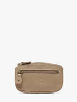 Porte-monnaie Caviar Cuir Crinkles Beige caviar 14036