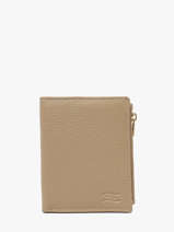 Portefeuille Caviar Cuir Crinkles Beige caviar 14269