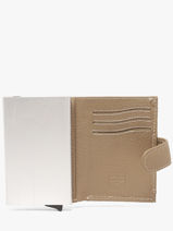 Portefeuille Caviar Leder Crinkles Beige caviar 14600-vue-porte
