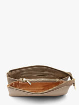 Portefeuille Caviar Cuir Crinkles Beige caviar 14196-vue-porte