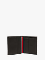 Portefeuille Cuir Tommy hilfiger Noir corporate AM14786-vue-porte