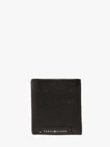 Portefeuille Cuir Tommy hilfiger Noir corporate AM14786