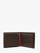 Portefeuille Corporate Leder Tommy hilfiger Bruin corporate AM14780-vue-porte