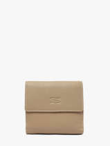 Portemonnee Caviar Leder Crinkles Beige caviar 14068
