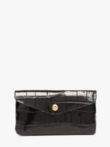 Porte-monnaie Cuir Milano Noir cocco balo CB23113