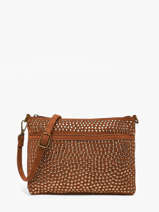 Sac Bandouli�re Studs Polyester Mandoline Marron studs 6735