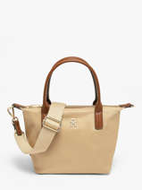 Sac Bandouli�re Popette Nylon Tommy hilfiger Beige popette AW17709