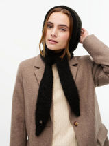 Capuche En Maille Avec Logo Monogramme Tommy hilfiger Noir elevated chic AW19292-vue-porte
