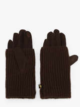 Gants/mitaines Migani Le voyage en panier Marron accessoires AHG002