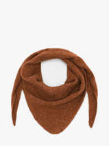 Echarpe Triangulaire Sofia Le voyage en panier Marron accessoires AHF005