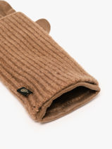Handschoenen/armwarmers Migani Le voyage en panier Beige accessoires AHG002-vue-porte