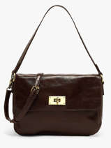 Sac Port� �paule London Mandoline Marron london 2871