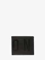 Portefeuille Liam Cuir Rfid Icon Noir liam A13