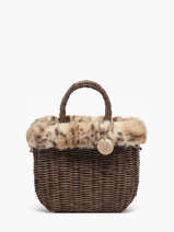 Handtassen Doudou Le voyage en panier Beige doudou S