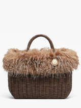 Handtassen Doudou Le voyage en panier Beige doudou L