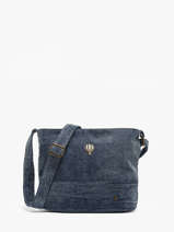 Cross Body Tas Denim Le voyage en panier Blauw denim AHP338