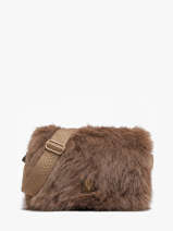 Sac Bandouli�re Doudou Le voyage en panier Marron doudou AHP311
