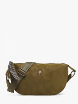 Sac Bandouli�re City Polyurethane Le voyage en panier Vert city AHP332