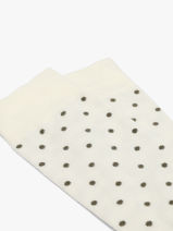 Sokken Besocks Beige socks women BEDOTS-vue-porte