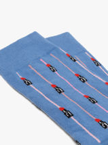 Sokken Beemilyinparis Besocks Blauw socks women LI-vue-porte