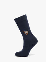 Chaussettes Besocks Bleu socks men E
