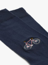 Sokken Besocks Blauw socks men E-vue-porte