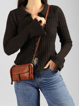 Sac Bandouli�re Kura Cuir Campomaggi Marron kura 34070ND-vue-porte