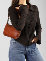 Sac Bandouli�re Kura Cuir Campomaggi Marron kura 42760ND-vue-porte