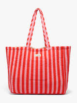 Sac Port� �paule A4 Cabas Coton Byzantine Rouge cabas PAC