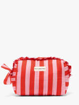 Petite Trousse Volants Pacha Coton Byzantine Rouge accessoires PAC