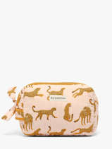 Petite Trousse De Toilette Fauve Coton Byzantine Multicolore accessoires FAU
