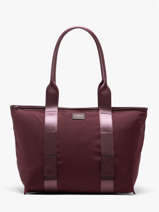 Sac Cabas Zipp� M Mistral Rollable Nylon Et Cuir Lancel Violet mistral A13995