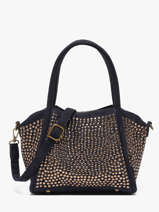 Sac Port� Main Studs Mandoline Bleu studs 6732