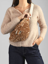 Heuptasje Olivia Fawn Hindbag Bruin faon FN-vue-porte