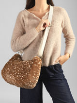 Sac Bandouli�re Rosa Faon Hindbag Marron faon FN-vue-porte