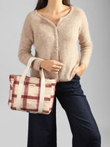 Sac Port� Main Tartan Hindbag Rose tartan TA-vue-porte